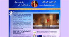 Desktop Screenshot of annabelledevilledieu.fr