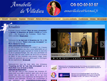 Tablet Screenshot of annabelledevilledieu.fr